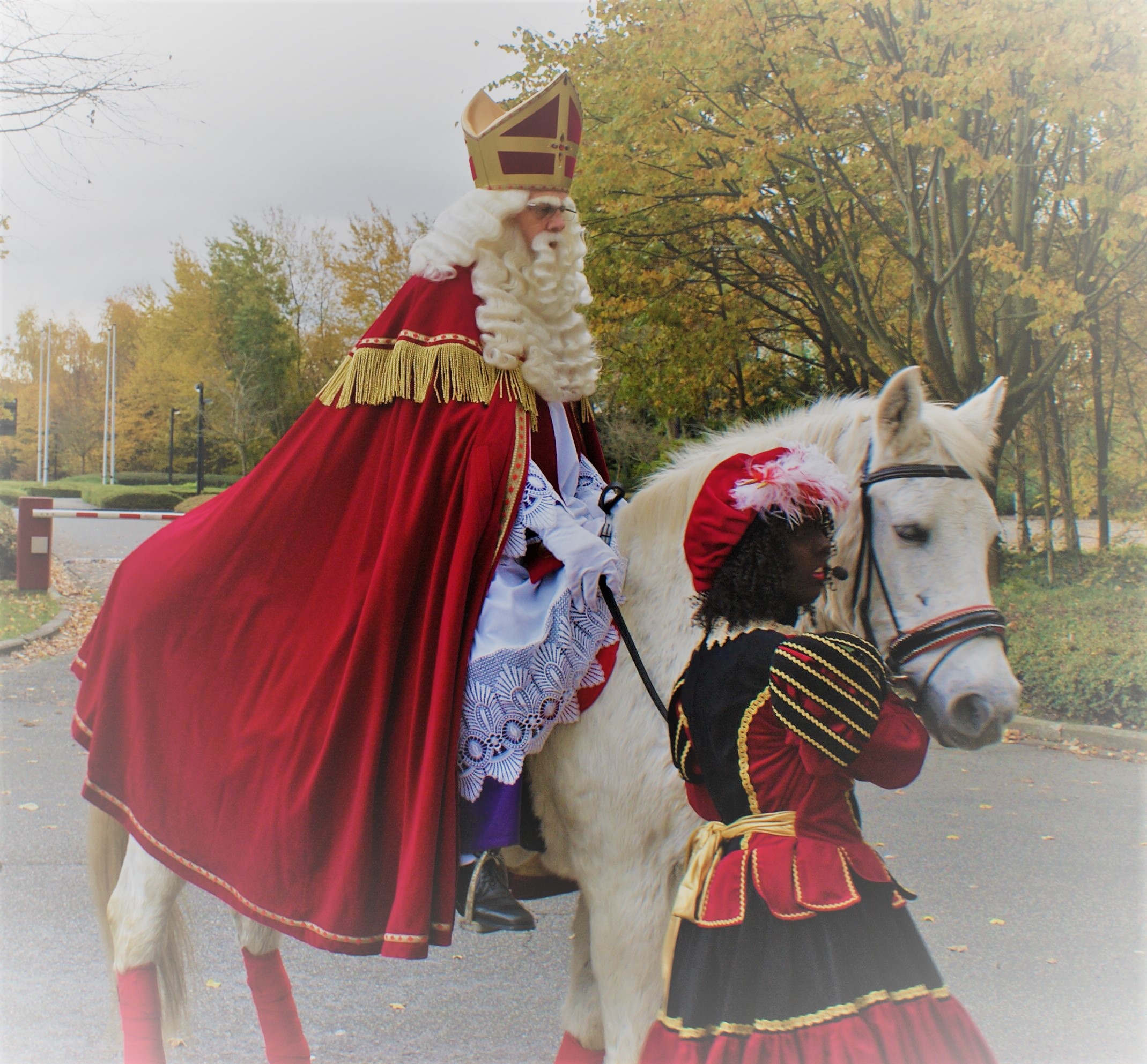Sinterklaas met zijn paard